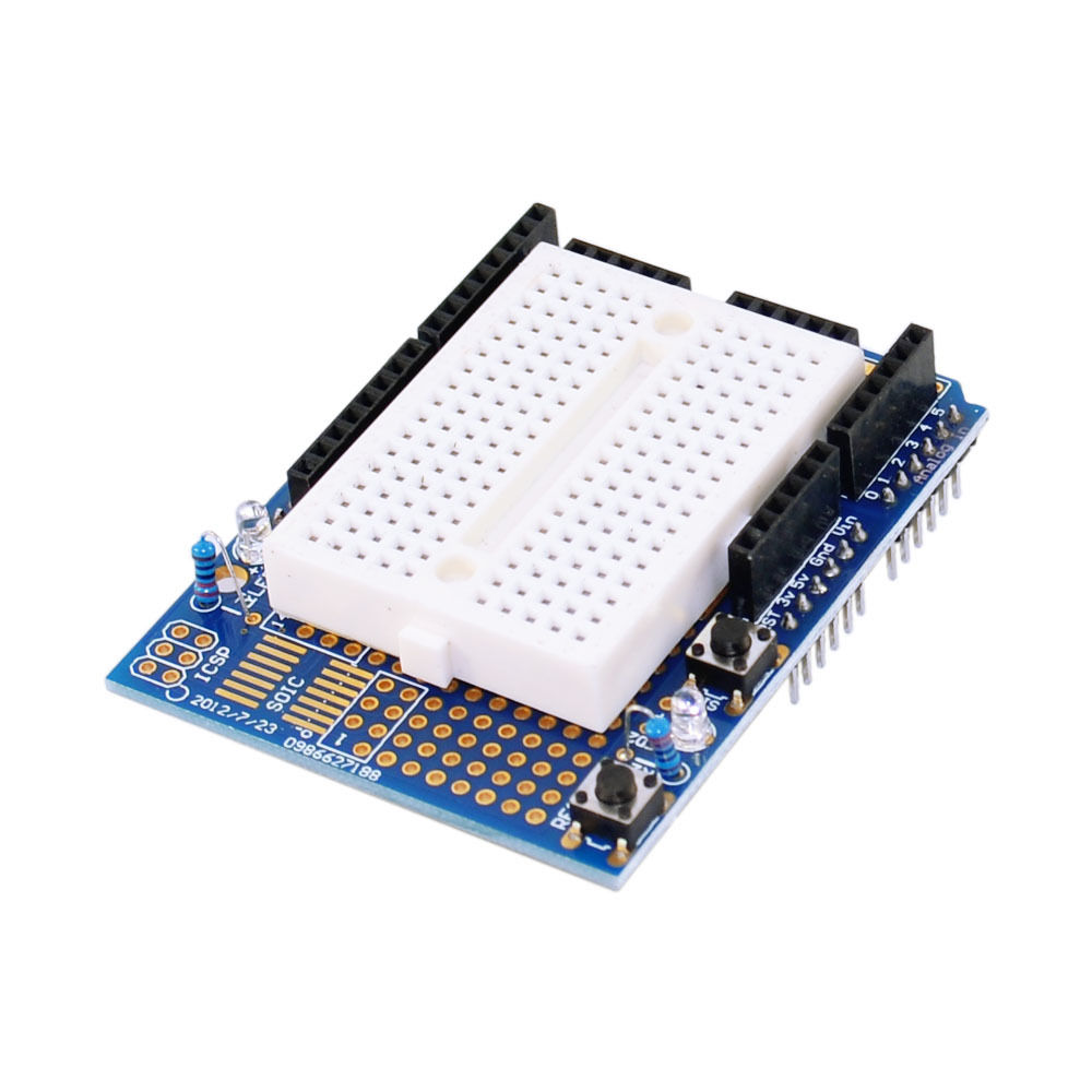 UNO Proto Shield prototype expansion board with SYB-170 mini breadboard  based For ARDUINO UNO ProtoShield