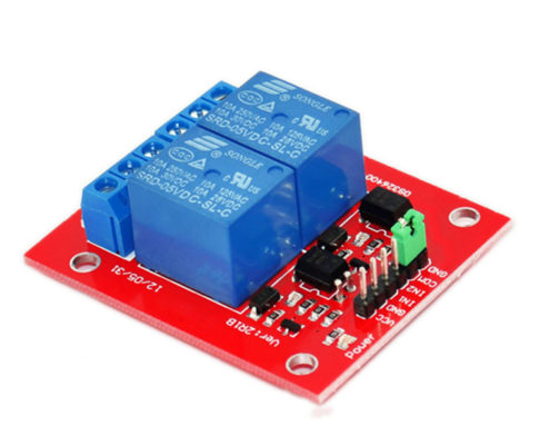 2 channel relay module red