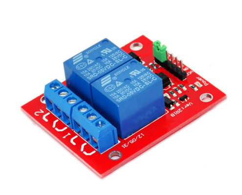 2 channel relay module red