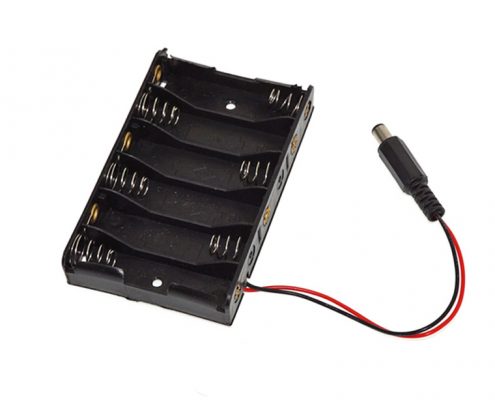 6 aa batteries box holder