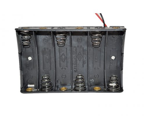 6 aa battery storge holder