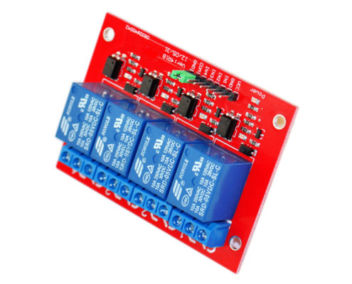 4 channel relay module red