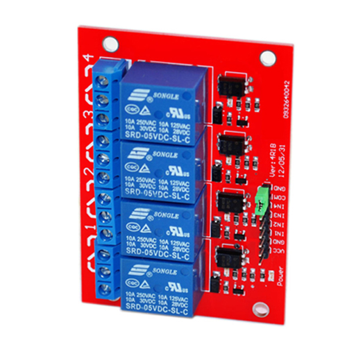 4 channel relay module red