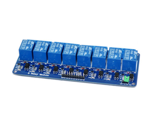 8 channel relay module blue