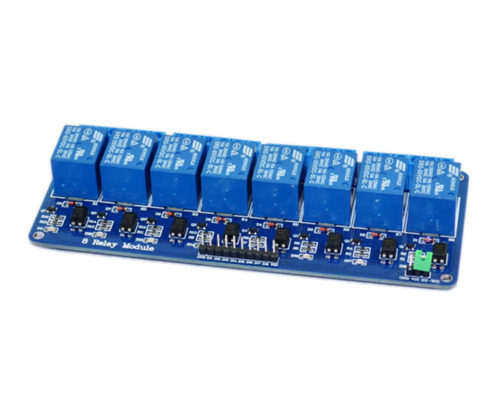 8 channel relay module blue