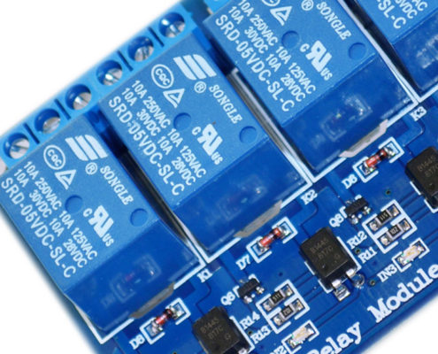 8 channel relay module blue