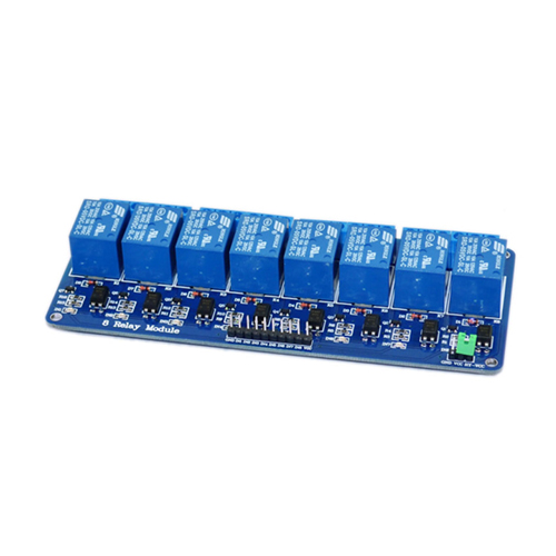 8 channel relay module blue