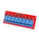 8 channel relay module red