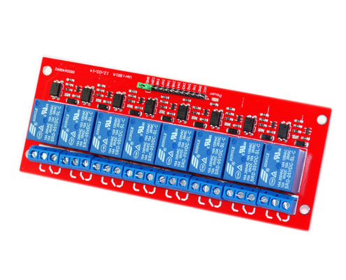 8 channel relay module red