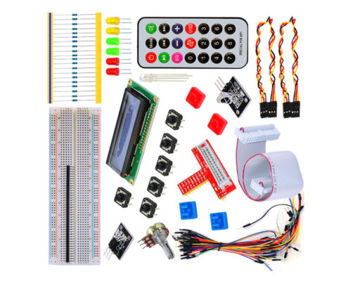 gpio lcd rgb led ir remote starter kit