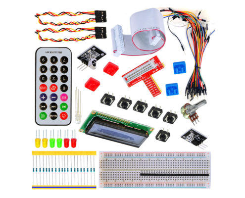 gpio lcd rgb led ir remote starter kit