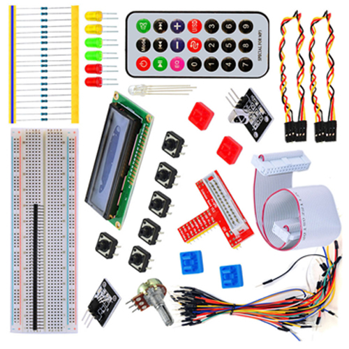 gpio lcd rgb led ir remote starter kit