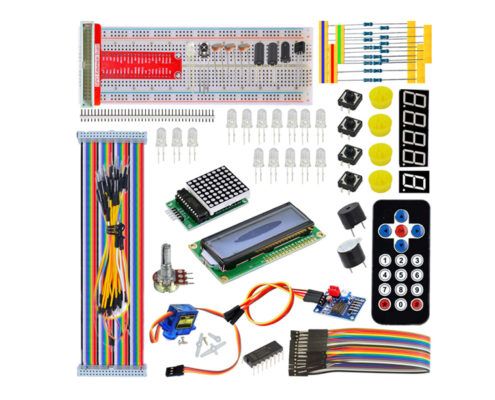 servo lcd breaboard jumper wire starter kit