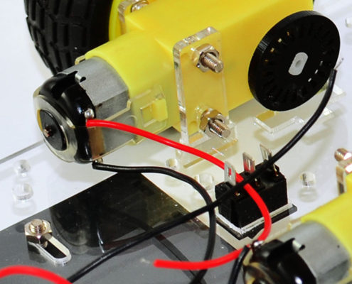 smart robot car chassis encoder