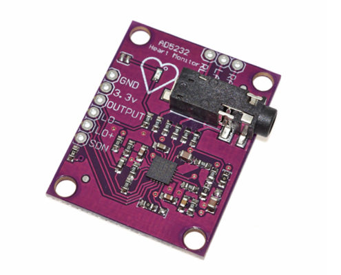 ad8232 physiological measurement heart module