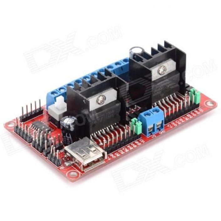 L298N DC Stepper Motor Drive Controller Board Module Four motor Drive integrated Module WIFI smart CarRobot (7)