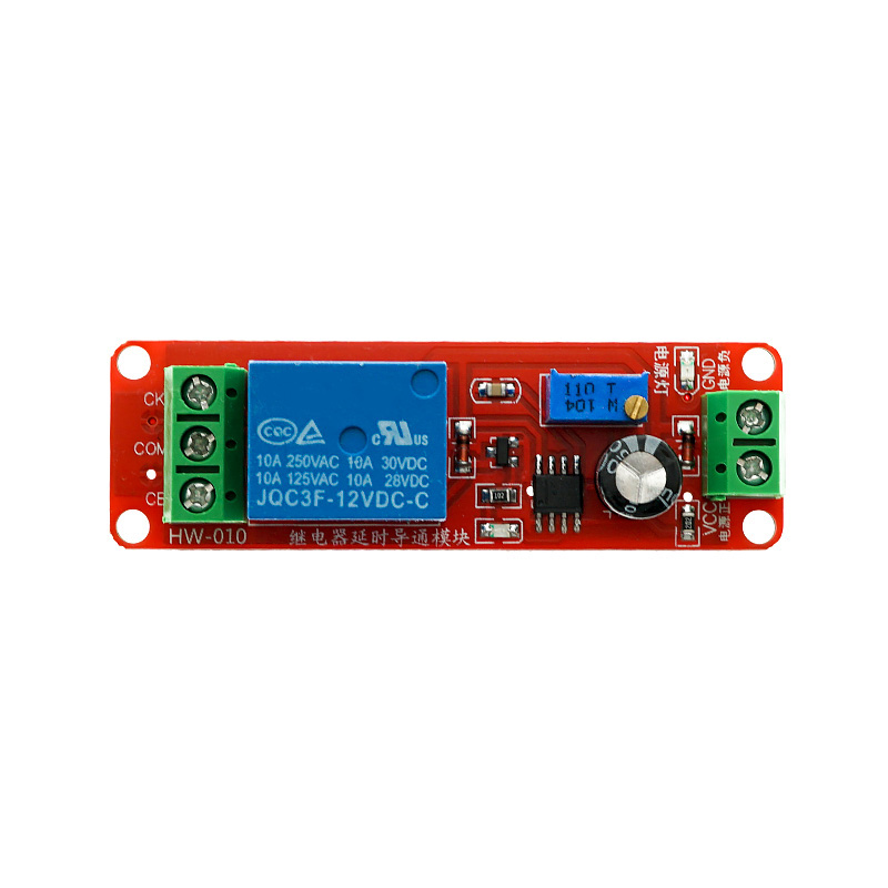 NE555 DC 12V Adjustable Relay Delay Module Power On Off Timer Switch 0 