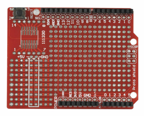 Compatible Prototype Proto Shield I/O Board For Arduino