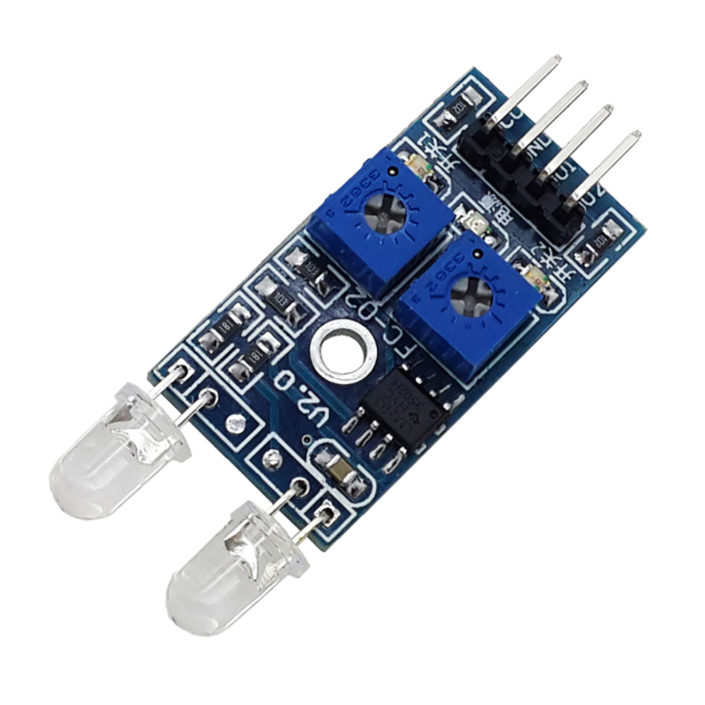 4Pin 2Channel Diode Light Brightness Detection Photosensitive Sensor