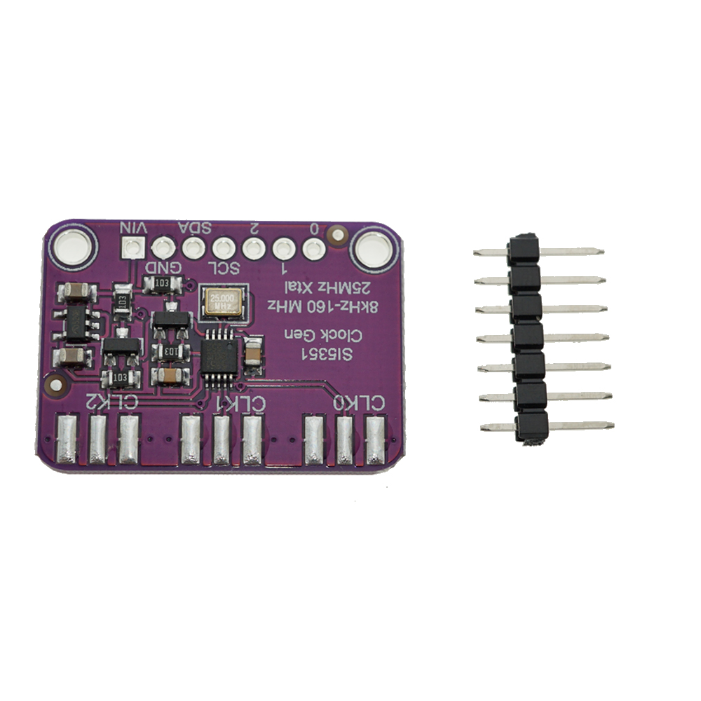 Si5351A I2C 25MHZ Clock Generator Breakout Board 8KHz to 160MHz for ArduiH 9GKU 
