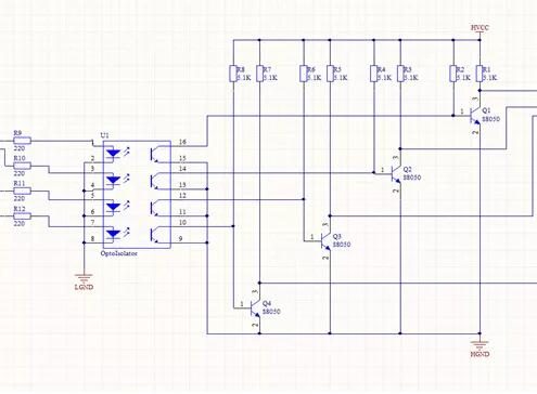 4 Channel Optocoupler Isolator Module