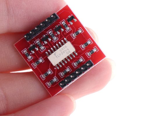 4 Channel Optocoupler Isolator Module