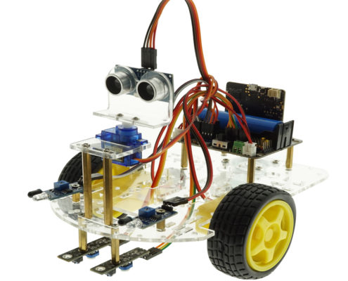 Ultrasonic Sensor Infrared Tracking Smart Robot Car Kit