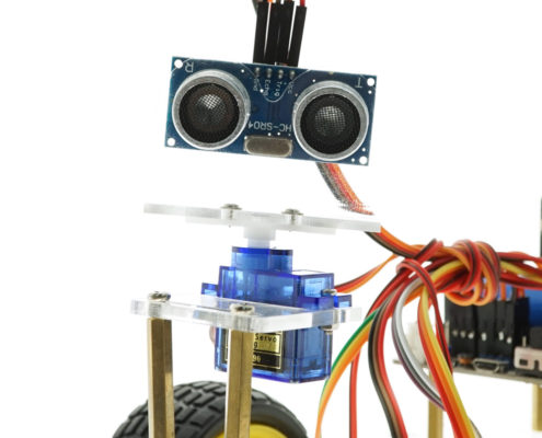 Ultrasonic Sensor Infrared Tracking Smart Robot Car Kit