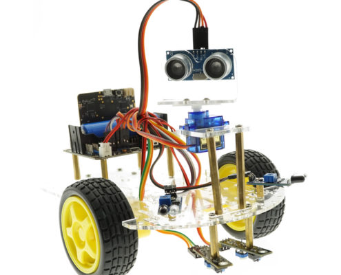 Ultrasonic Sensor Infrared Tracking Smart Robot Car Kit