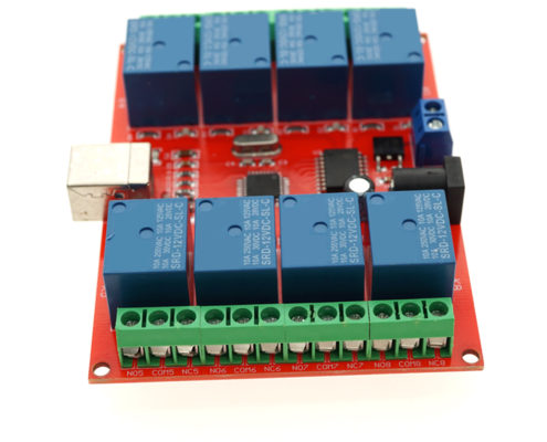 12V 8 Channel USB Relay Module