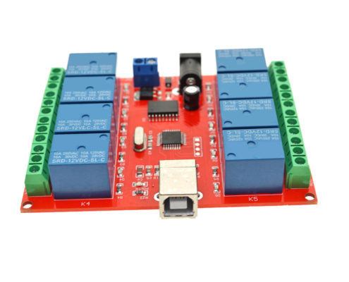 12V 8 Channel USB Relay Module