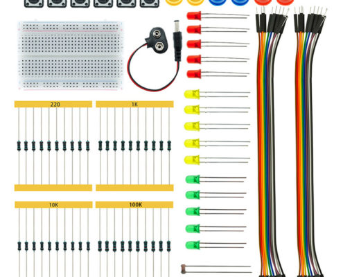 UNO R3 Starter Kit Mini Breadboard LED Jumper Wire Button Resistance