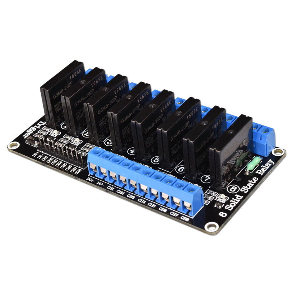5V 8-Channel Trigger High Level Solid State Relay Module Output AC240V/2A 5V 