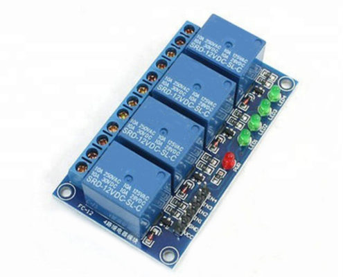 4 Channel Relay Module With Optocoupler Sensor