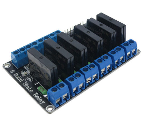 5V 6 Channel SSR G3MB-202P Solid State Relay Module