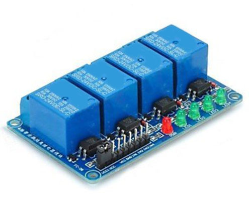 4 Channel Relay Module With Optocoupler Sensor