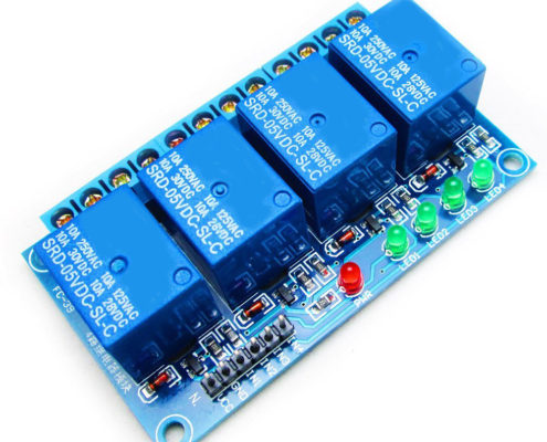 4 Channel Relay Module With Optocoupler Sensor