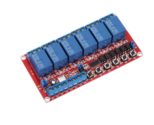 6 way Self-Lock Interlock relay 6-channel relay module