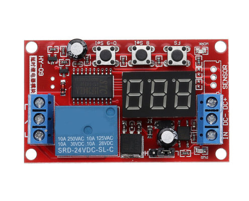 Digital Display Delay Relay Module