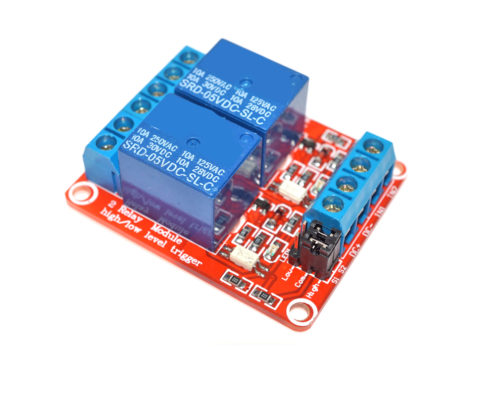 2 Channel Relay Module Supportthe high and low level trigger
