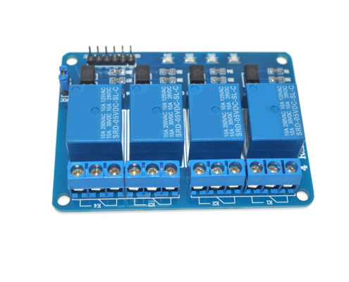 4 Channel Relay Module with Optocoupler Low Lever Trigger