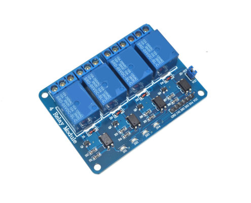 4 Channel Relay Module with Optocoupler Low Lever Trigger