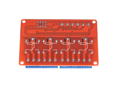 4-Channel Relay Module High Low Level Trigger Optocoupler Sensor