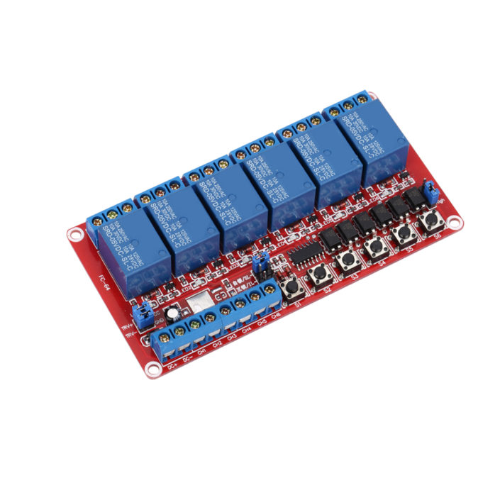 6 way Self-Lock Interlock relay 6-channel relay module