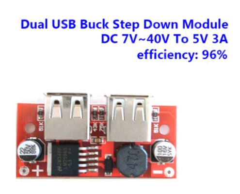 5V Step Down LM2596 Dual USB DC To DC Step Down Buck Converter LM2596 Module