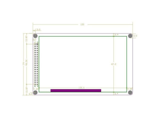 480x272 4.3 Inch TFT LCD Module For Arduino