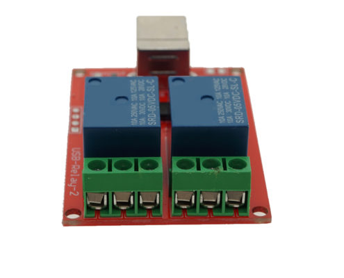 DC 5V 2 Channel USB Relay Module