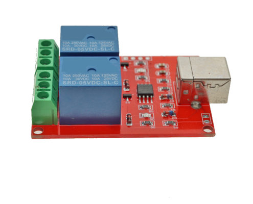 DC 5V 2 Channel USB Relay Module