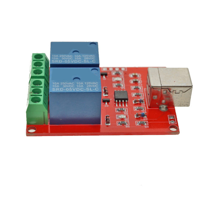 DC 5V 2 Channel USB Relay Module