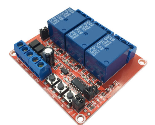 Self-Locking Interlock 2-in-1 3 Channel Relay Module